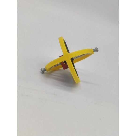 Gyroscope Toy Spinning Top Inertia Physics Science Replacement? Yellow & Red - Picture 5 of 6